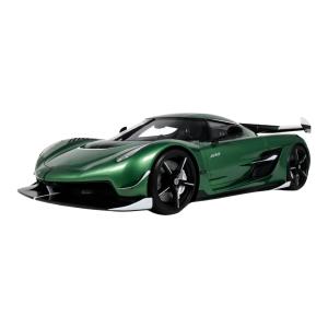 【予約】2026年発売予定 Koenigsegg Jesko 2024 グリーンメタリック ディスプレイケース付 GT SPIRIT 1/8 ミニカー