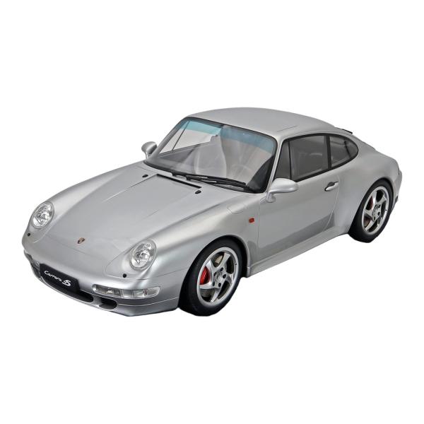 Porsche 911 993 Carrera 4S クーペ 1995 シルバー ショーケース付 G...