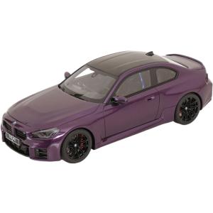 BMW M2 2023 パープルメタリック ブラック/ GT SPIRIT 1/18 ミニカー