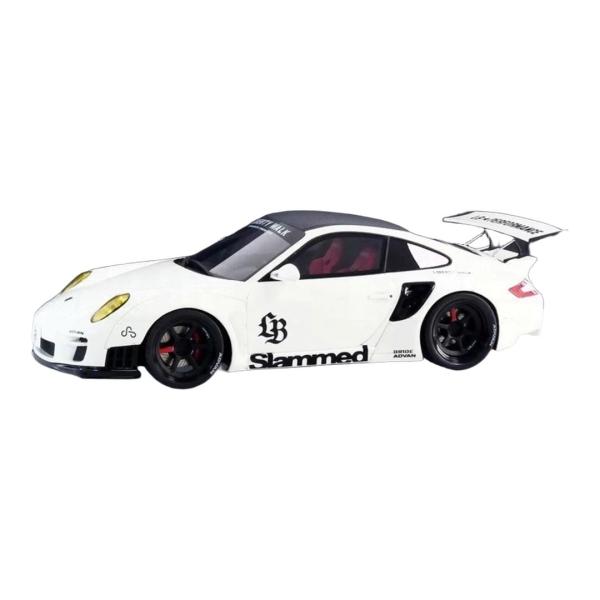 ポルシェ 911 LBワークス ターボ 2024 ホワイト / GT Spirit 1/18 ミニカ...