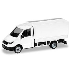 MANマン TGE フラットベッド ホワイト トラック 働く車 模型 / Herpa 1/87 ミニ...