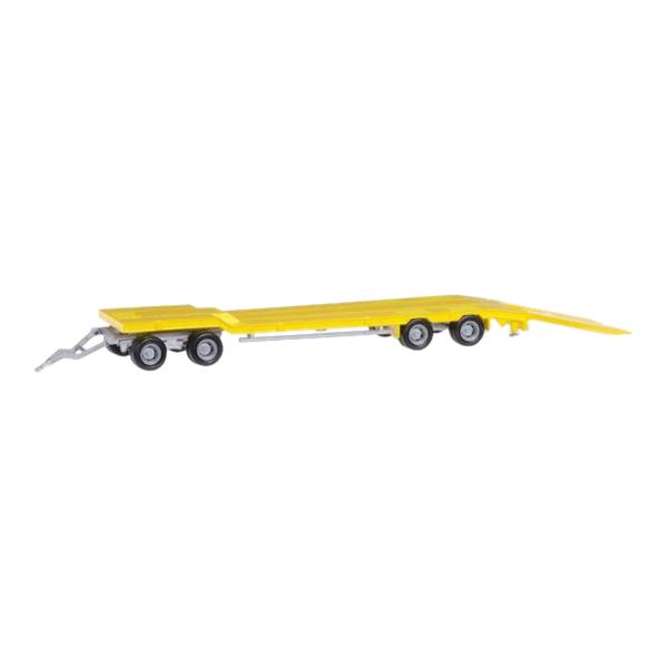 Goldhofer TU 4 トレーラー イエロー / Herpa 1/87 ミニカー トラック模型