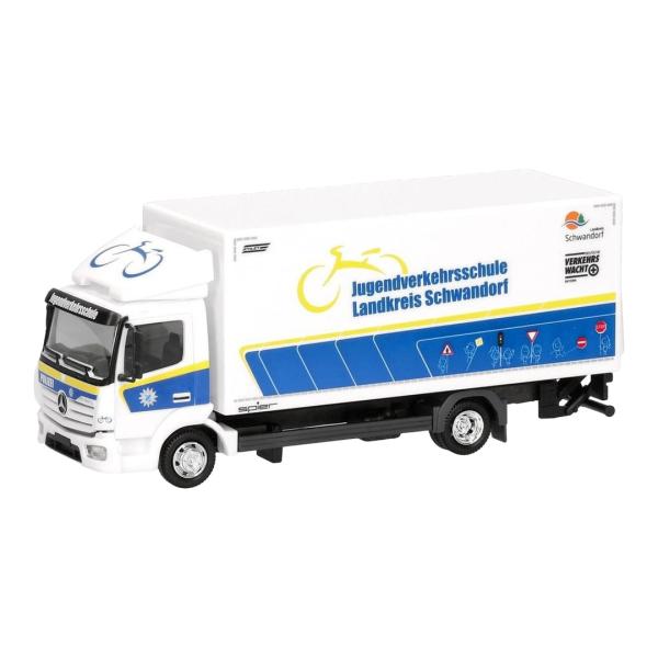 メルセデスベンツ Atego 13 ボックス Jugendverkehrsschule Schwan...