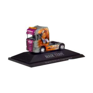 Maik Terpe Scania CR 20 ハイルーフ リジッド / Herpa 1/87 建設...