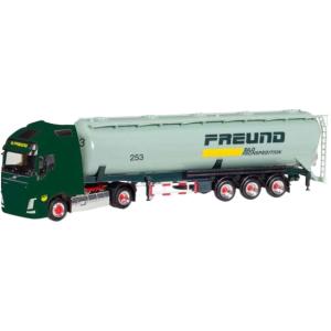 Freund Volvo FH Gl. XL サイロセミトレーラー トラック / Herpa 1/8...