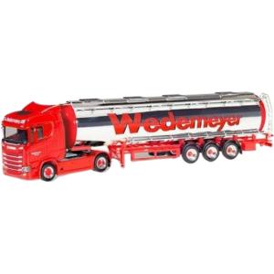 Wedemeyer Scania CS 20 低屋根クロム トラック / Herpa 1/87 建設...