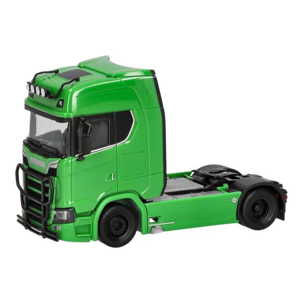スカニア CS20 ハイルーフ トラクターヘッド ランプバー・ブルバー付 グリーン / Herpa ...
