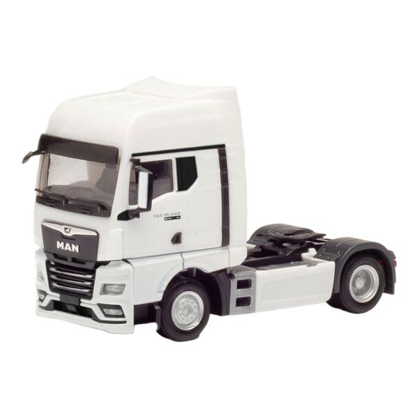 MAN TGX GX トラクター ホワイト / Herpa 1/87 ミニカー トラック模型