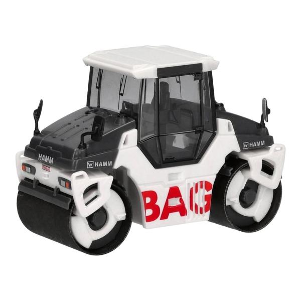 Strabag Hamm タンデムローラー 舗装車 / Herpa 1/87 ミニカー 建設機械模型...