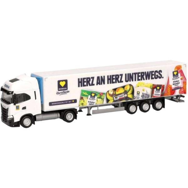 Edeka Iveco S-Way 冷凍セミトレーラー 319027 トレーラー / Herpa 1...