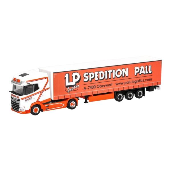 Ludwig Pall DAF XG+ カーテンサイドセミトレーラー / Herpa 1/87 ミニ...