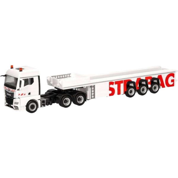 Strabag MAN TGX GM コンクリート連結 ミキサー / Herpa 1/87 建設機械...