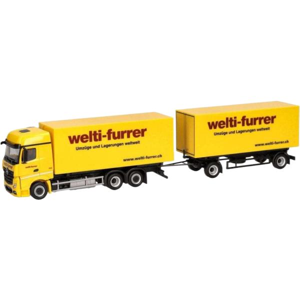 Welti Furrer Mercedes Benz Actros トラクタ / Herpa 1/8...