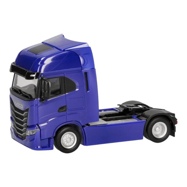 イベコ S-Way フェイスリフト トラクター 2軸 ブルー / Herpa 1/87 ミニカー ト...