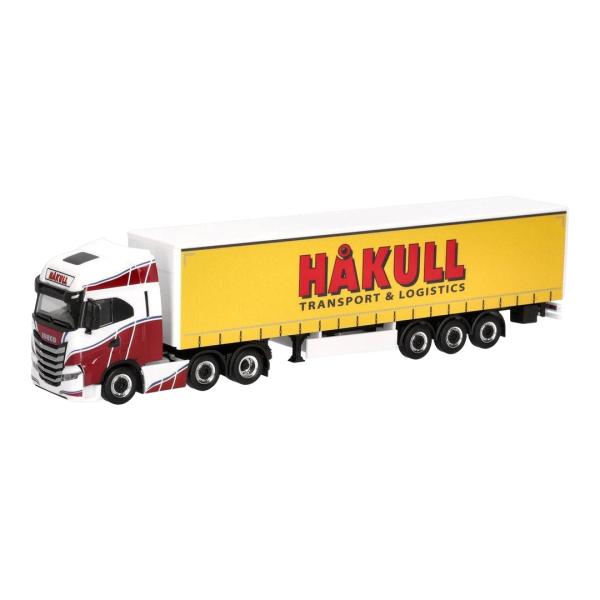 Hakull イベコ S-Way カーテンサイドセミトレーラー / Herpa 1/87 ミニカー ...
