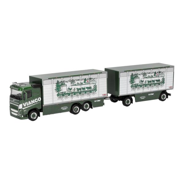 Vianco ボルボ FH GL FD 2020 家畜運搬トレーラー / Herpa 1/87 ミニ...