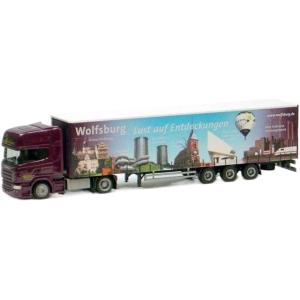 Hansmann Wolfsburg Scania R TL トラクタ / Herpa 1/87 建...