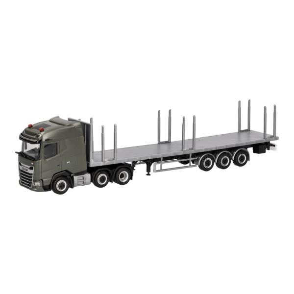 オランダ王立陸軍 DAF XG フラットベッドセミトレーラー / Herpa 1/87 ミニカー ト...