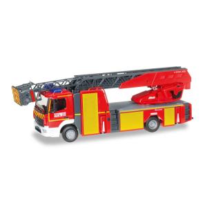 Fire Service Mercedes Atego ターンテーブル トラック 消防署 Herpa...