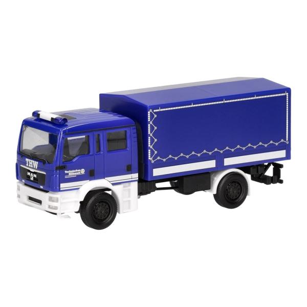 MAN TGM THW Ansbach 多目的車両 / Herpa 1/87 ミニカー トラック模型