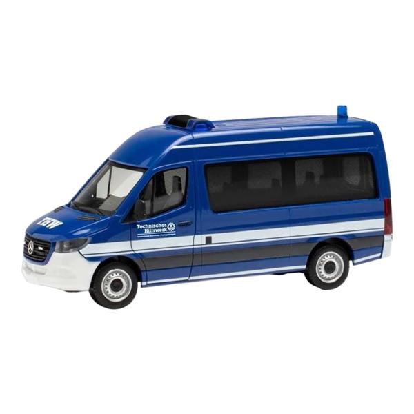 メルセデス・ベンツ スプリンター THW ハノーファー/ランゲンハーゲン 隊員輸送車 / Herpa...