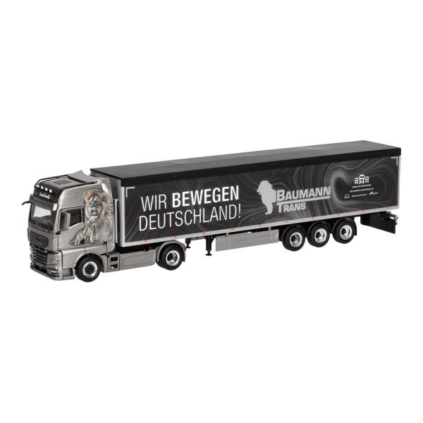 Baumann Trans MAN TGX GX ウォーキングフロアセミトレーラー / Herpa ...
