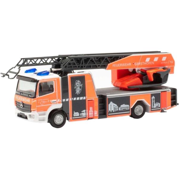 消防 Gersthofen Mercedes Benz Atego トラック / Herpa 1/8...