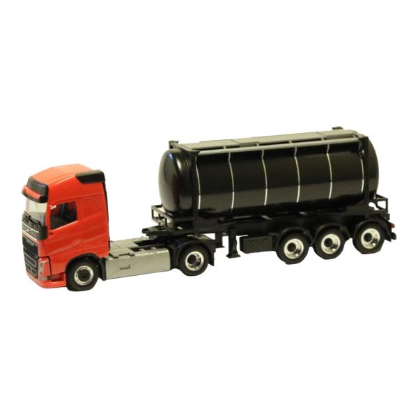 ボルボ Globetrotter FH 24ft タンクコンテナトレーラー / Herpa 1/87...
