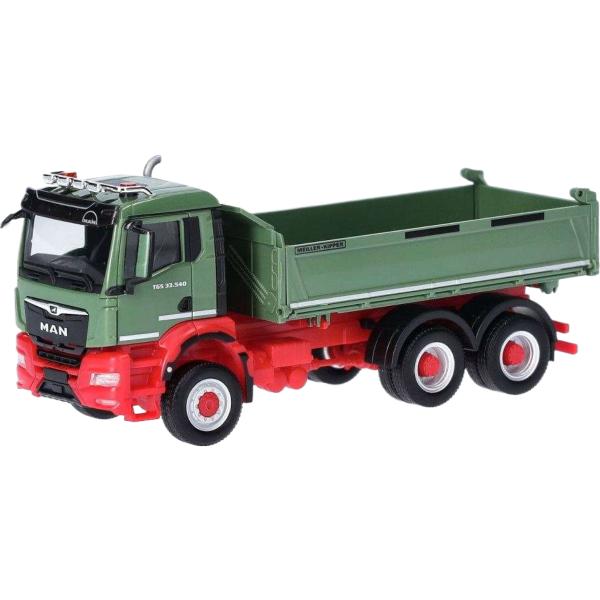 MAN TGS NN 33.540 Meiller 3ウェイダンプカー / Herpa 1/87 建...