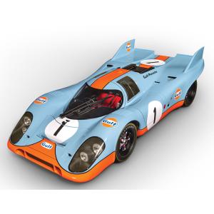 1971 Porsche 917K #1 1000km Monza Gulf 300パーツ以上組立キット Pocher 1/8