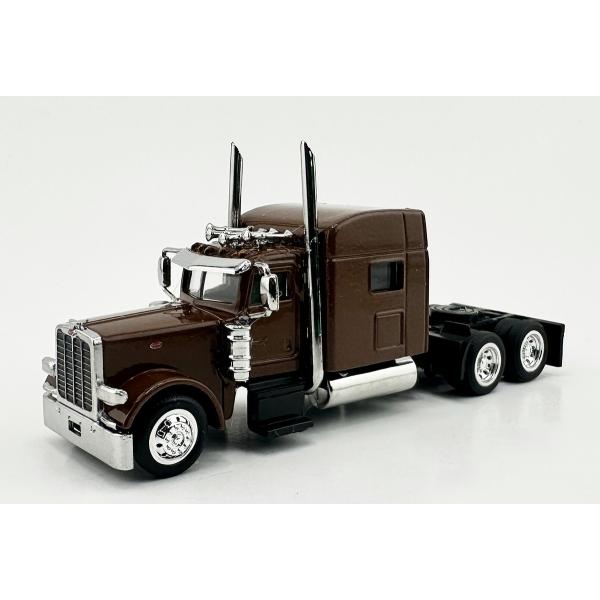 Peterbiltピータービルト 389 with Sleeper Cab Brown / HO L...