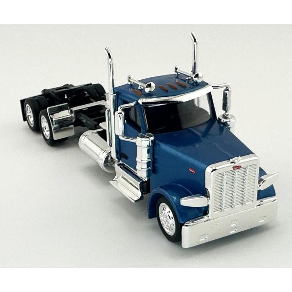 Peterbilt 589 2 Axle with Daycab Metallic Blue / H...