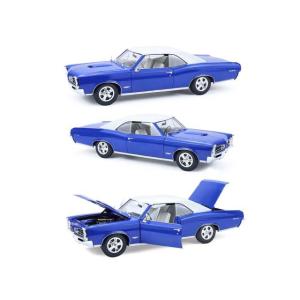 1966 ポンティアック GTO バリアブルー ホワイトトップ ミニカー / HIGHWAY61 1...
