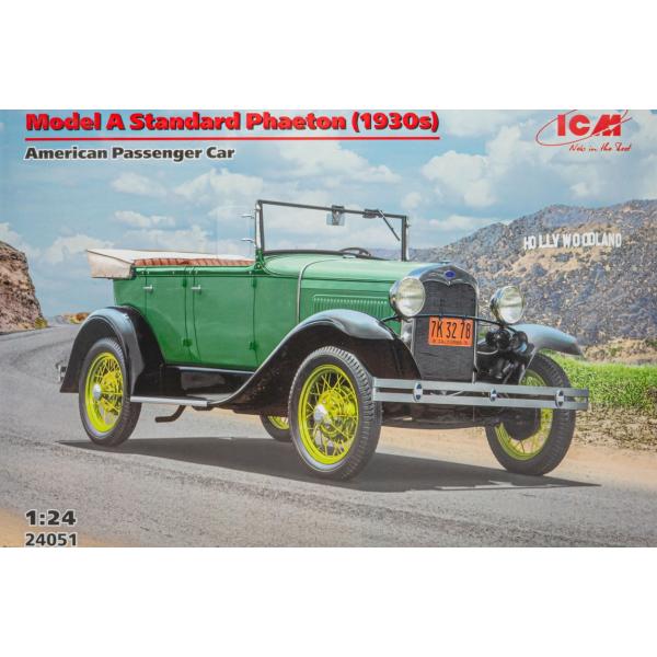 Model A Standard Phaeton 1930s プラモデル カーモデル /ICM 1/...