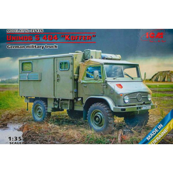 Unimog S 404 Koffer German military truck プラモデル ミリ...