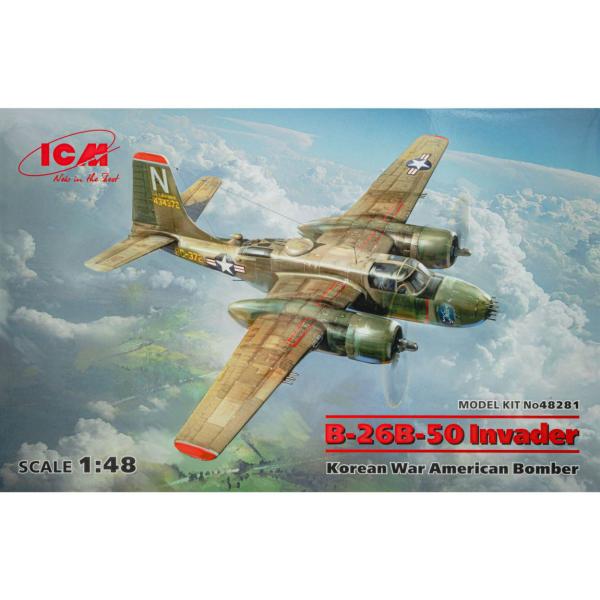 Douglas B-26B-50 Invader Korean War プラモデル 飛行機 /ICM...