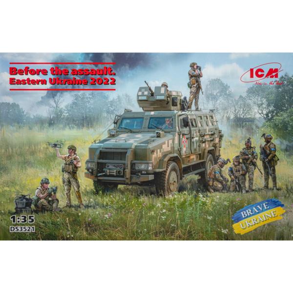 Before the assault Eastern Ukraine 2022 組み立てプラモキット...