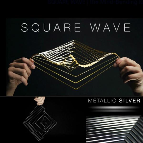 SQUARE WAVEスクエアウェーブ シルバーデザインスピナー プレゼント ガジェット  正規販売...