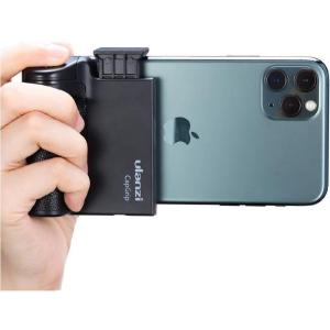 ULANZI capgrip Bluetoothスマートフォンホルダー ワイヤレスリモコン付き/自撮...
