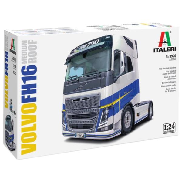 Volvo FH16 Medium Roof トラクタ / ITALERI 1/24 模型 プレスチ...