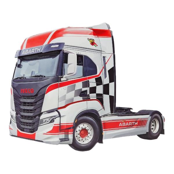 IVECO S-WAY トラクター ABARTH 2022 ホワイト/レッド プラモデル / ITA...