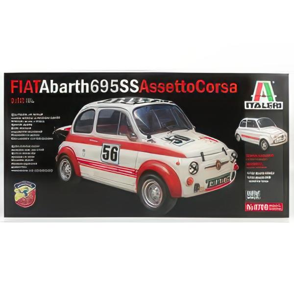 FIAT 500 アバルト 695SS アセットコルサ 1968 1/12 ITALERI プラモデ...