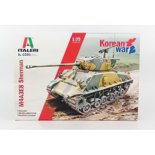 TANK M4A3E8 SHERMAN MILTARY KOREAN WAR 1945 //ITAL...