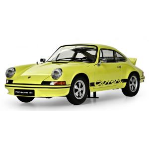 Porscheポルシェ 911 RS 2.7 1973 イエローブラック ギミック付組み立てキット / IXO 1/8 ミニカー