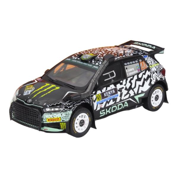 【予約】Skoda Fabia Rally2 Evo #20 サファリラリーケニア 2024 ブラッ...