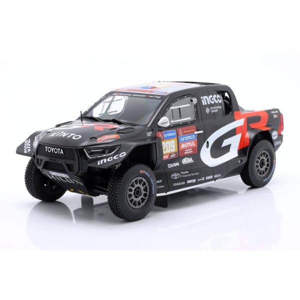 Toyota GR DKR Hilux Evo #209 2024年ダカールラリー デヴィリアス マ...