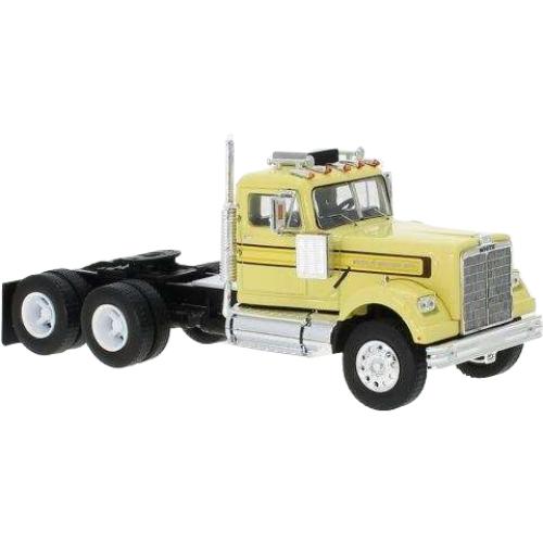 White Western Star 4864 1970 イエロー 積載車 / IXO 1/43 建...