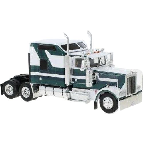 Kenworth W 900 1990 ホワイト グリーン トラクタ / IXO 1/43 建設機械...