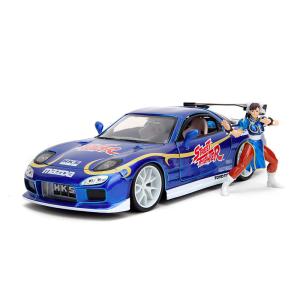 1993 Mazda RX-7 春麗 フィギュア付き ミニカー / JADA 1/24