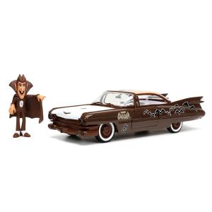 1959 Cadillac Coup deVille カウントチョキュラ フィギュア付き ミニカー ...